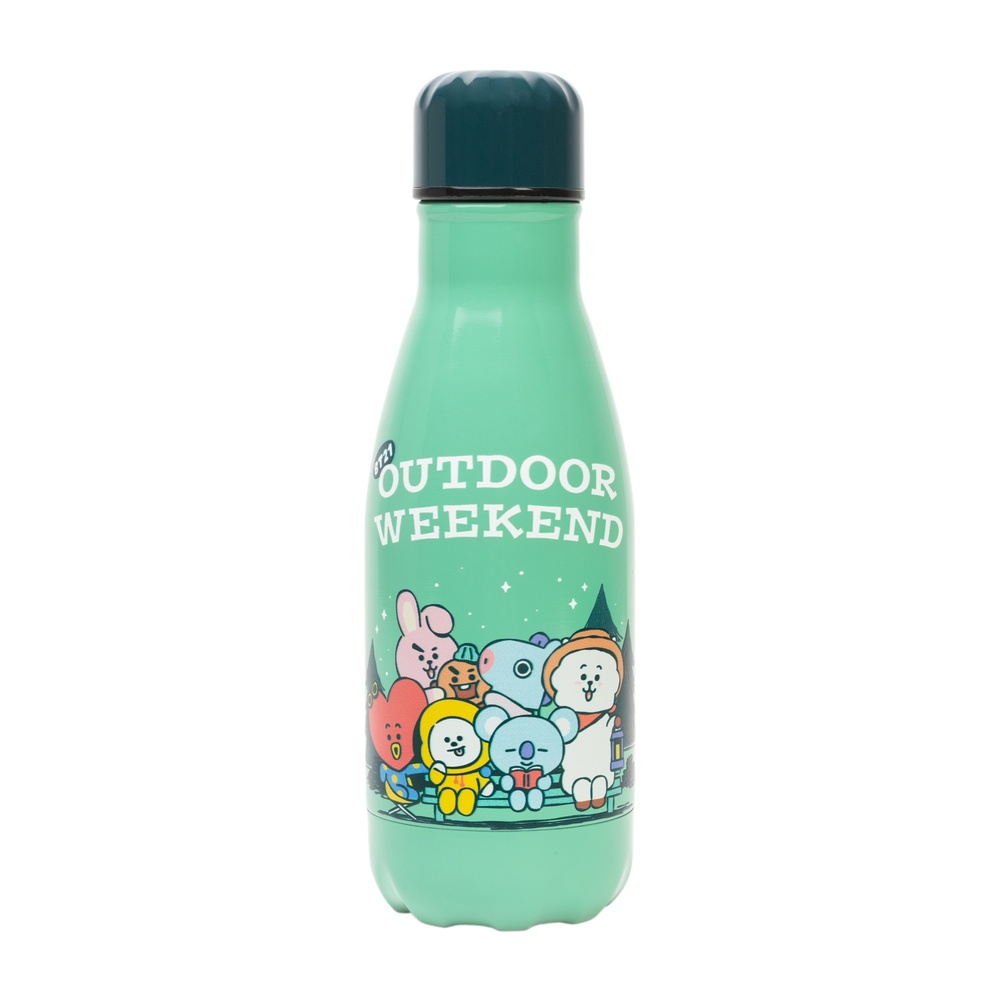 BT21 - Hot&Cold 260Ml Metal Bottle Bouteille - Multicolore